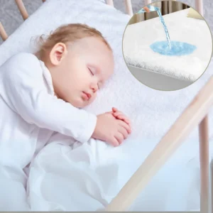 Terry Cot Waterproof Mattress Protector Soft Terry Towel Comfort Aloe Vera Treated for Toddlers Newborns Crib Cradle Cot Breathable Machine Wash Noiseless for Toddlers - Image 7
