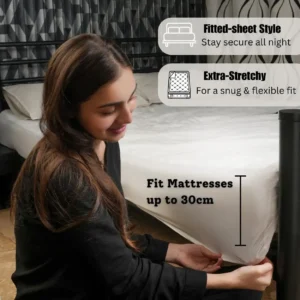 Waterproof Mattress Protector – Hypoallergenic, Noise-Free & Deep Fit - Image 7