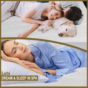 3D Air Layer Bamboo Fabric Mattress Topper Pad – Cooling, Breathable & Hypoallergenic Comfort | Multiple Sizes - Image 6