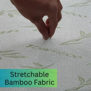 Memory Foam Mattress Topper 2.5 cm – Bamboo Memory Foam Mattress Topper – Cooling, Lightweight & Ultra-Comfy Sleep Upgrade - Image 15