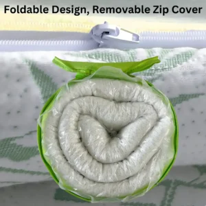 Heaven High 40D Bamboo Mattress Topper Memory Foam 2.5cm – Gel Infused | Cooling | Bamboo Cover | Anti-Slip | Pressure Relief - Image 4