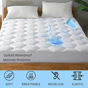 30cm Extra Deep Mattress Protector – Waterproof, Breathable & Hypoallergenic Mattress Cover - Image 3