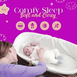 Moses Basket, Cradle, Bassinet & Crib Mattress Protector – Terry Towel, Waterproof, Breathable & Noise-Free Elasticated , Breathable Soft Cozy (75x37+15cm) - Image 4