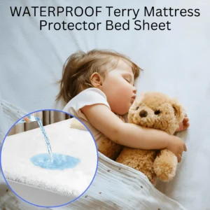 Waterproof Terry Towel Mattress Protector – Soft, Breathable & Anti-Allergy 30cm (12 Inch) Deep Skirt - Image 9